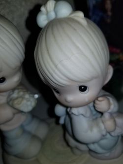 Precious moments figurines #522333 and 531728