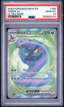 Arbok Ex Pokemon 151 PSA 10
