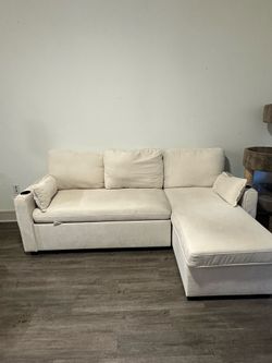 Beige couch