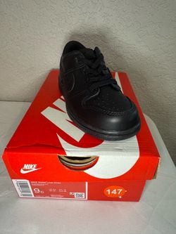 Nike Dunk Low Toddler Sneakers Black Size 9C