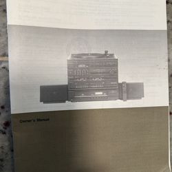 Jc penny stereo system with cd player