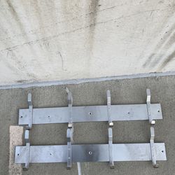 Metal wall heavy durty hooks- two sets