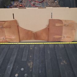 New Leather Saddle Bags