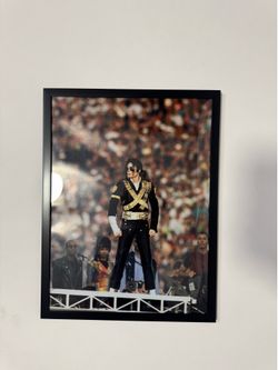 12'x16'in Framed Michael Jackson Poster