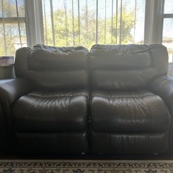 Leather Recliner Sofa
