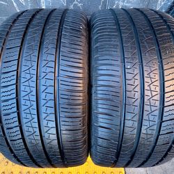 2 USED TIRES PIRELLI 265/40/22