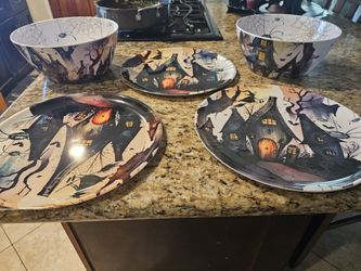 Halloween Serving Plates