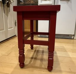 Red End Table