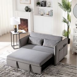TOSEE 55" Convertible Sleeper Sofa Bed 