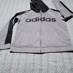 Adidas Boys Zip Up Hoddie