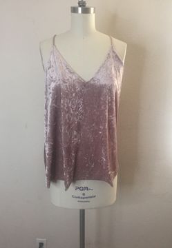 Mossimo Pink Velvet Top