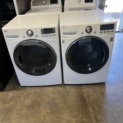 Set of washer and electric dryer LG everything working perfect condition 👌