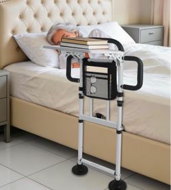 HOMCA Bed Rail - 400 lb Capacity, Adjustable Height