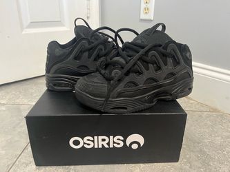 Osiris D3 Black Skate Sneakers with Box