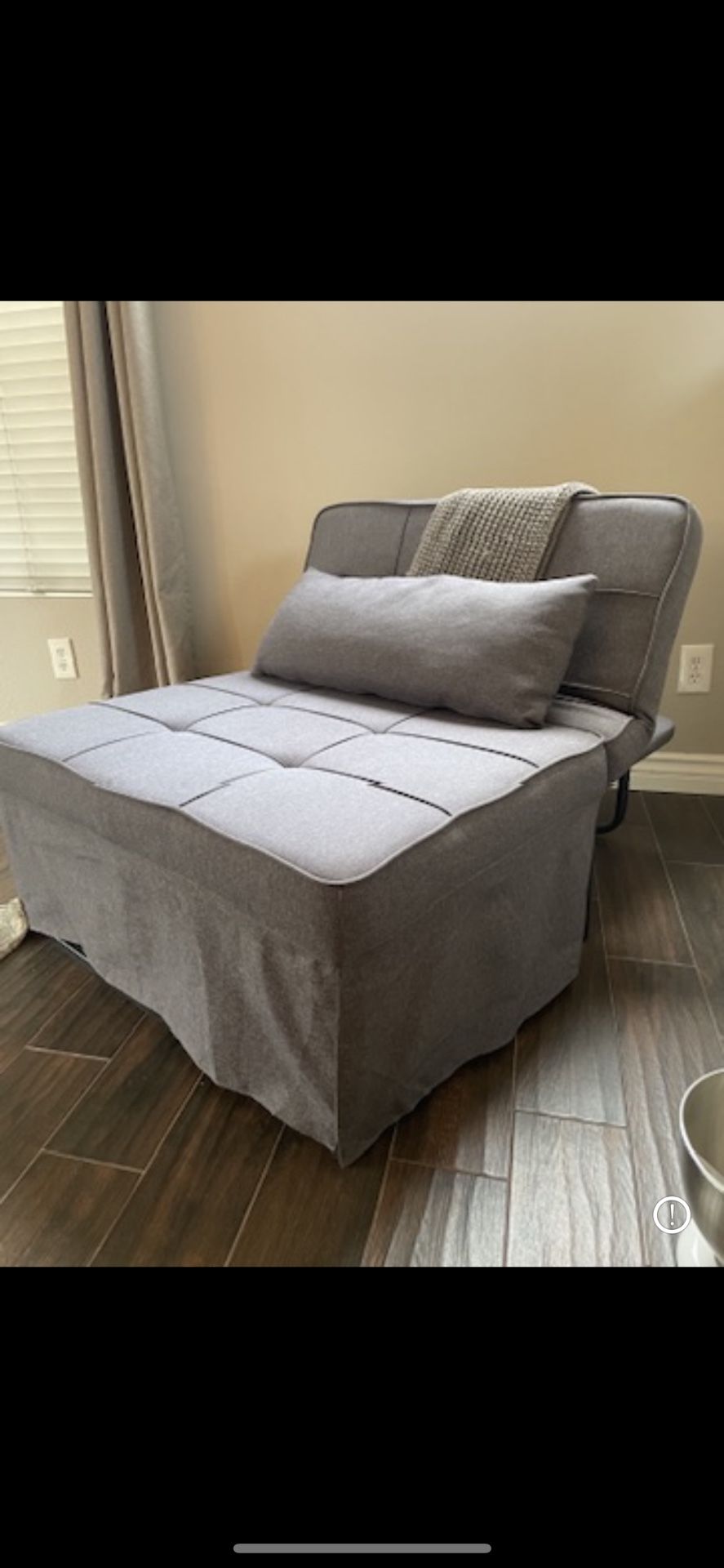 Ottoman Chair Sleeper - Twin Pull Out