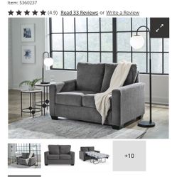 Rannis Twin Sofa Sleeper MSRP $899 Ashley Furniture Couch Bed Pull Out