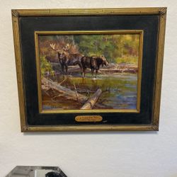 Chad Poppleton Authentic Signed Oil Painting