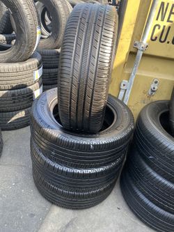 SET MICHELIN 205/60/16 GOOD USED 90%TREAD LIFE $200 INCLUDE PROFESSIONAL INSTALLATION AND TAX