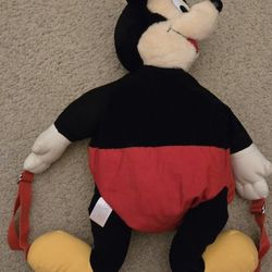 Vintage 1980s Mickey And Pals Backpack