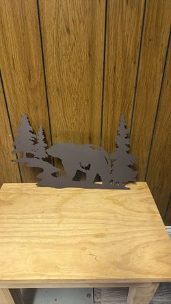 Bear Silhouette Wall Art