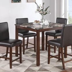 5 Pc Counter Height Set