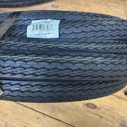4.80 - 12 NEW POWER KING TIRES HAVU DUTY Boat Trailer Power King Neumático 4.80-12 80M C Trailer