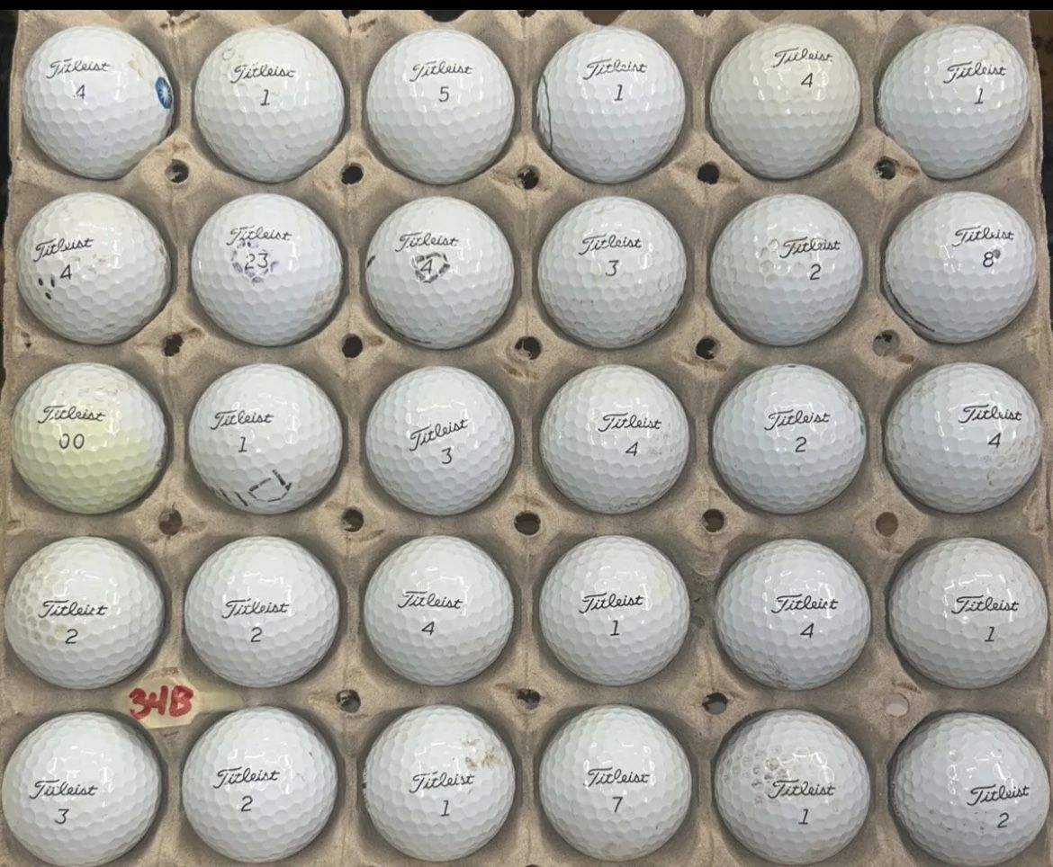 30 Titleist Pro V1 Golf Balls 4/3a Lot B34