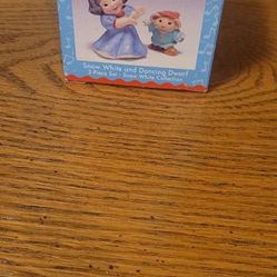 Hallmark Merry Miniatures 2 - Piece Set of Snow White and Dancing Dwarf