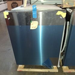 GE Profile 24 In Top Control Dishwasher In Stainless Steel Silver 