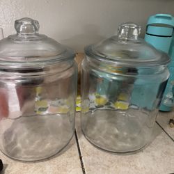 2 Big.  2 Gallon Glad Jars 