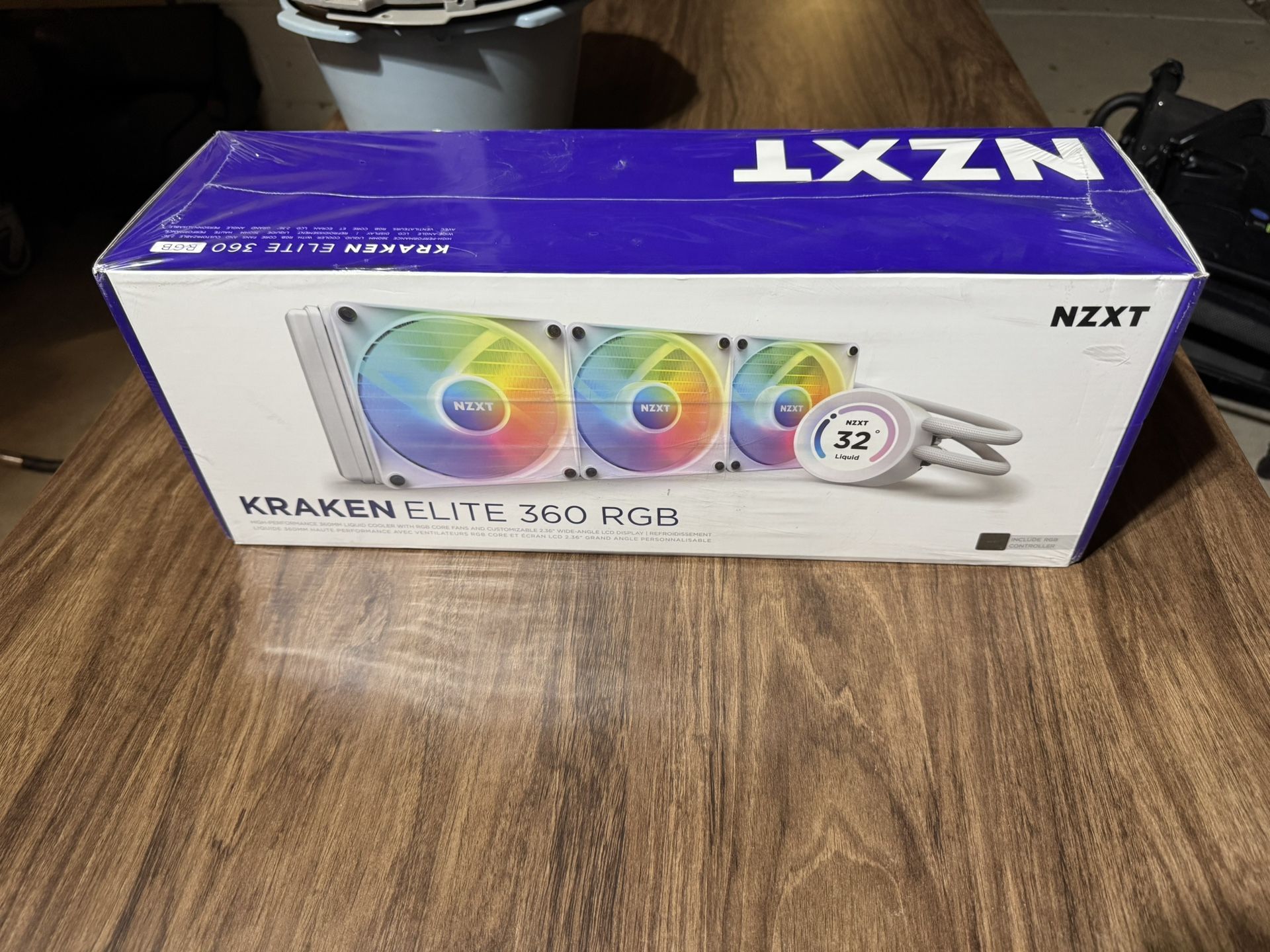 kraken elite 360 rgb cpu liquid cooler