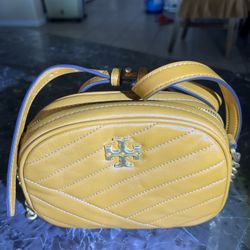 Tory Burch Crossbody Camera Leather Bag