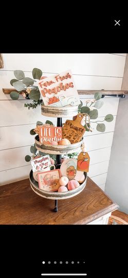 Tierd Trays Costom Made! Any Design Any Season 