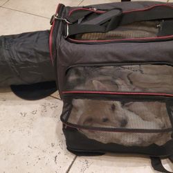 Pet Carrier Expandable  Like New