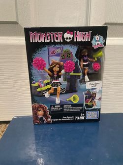 Monster High CLAWDEEN WOLF Fear Squad Build Kit 73 Pieces Mega Bloks 2015 NEW