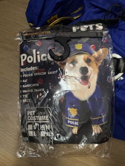 Pet police costume