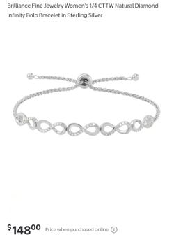 Brilliance Fine Silver Bracelet