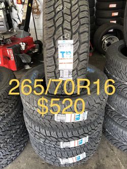 New tires and used tires with 90% tread open Monday to Saturday 8:00am to 6:00pm 16714 union st Victorville