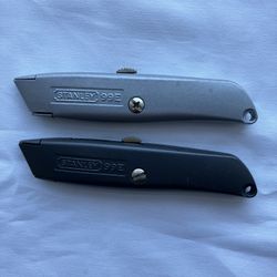 Stanley Utility Knifes  Pack Of 2 Classic 99-E Retractable 3 Position Blade Knife