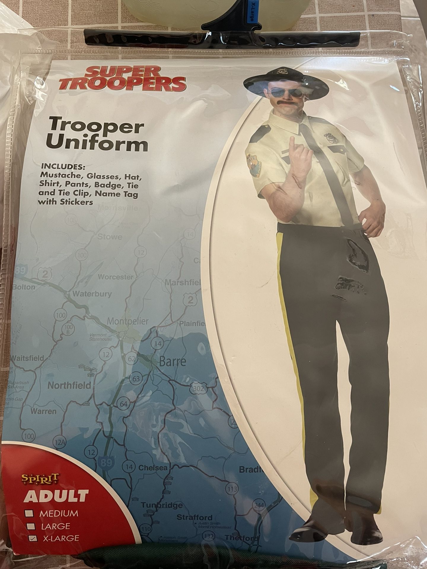 Costume Super Trooper (FARVA) Adult Small