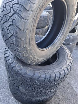 🛞4 TIRES SET 275/70/18 BFGOODRICH ALL/ TERRAIN