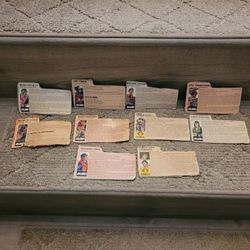 GI JOE CARDBACK FILE CARDS
