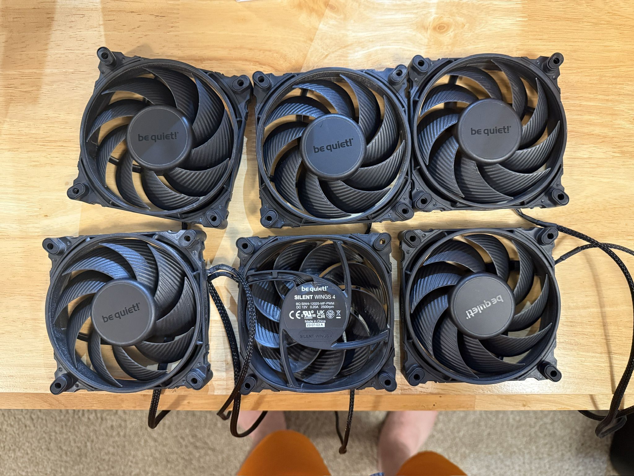 Be Quiet Silent Wings 4 PWM High Speed (6 Fans Total)