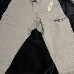 Dark Oat Essential Sweats Uncuffed 