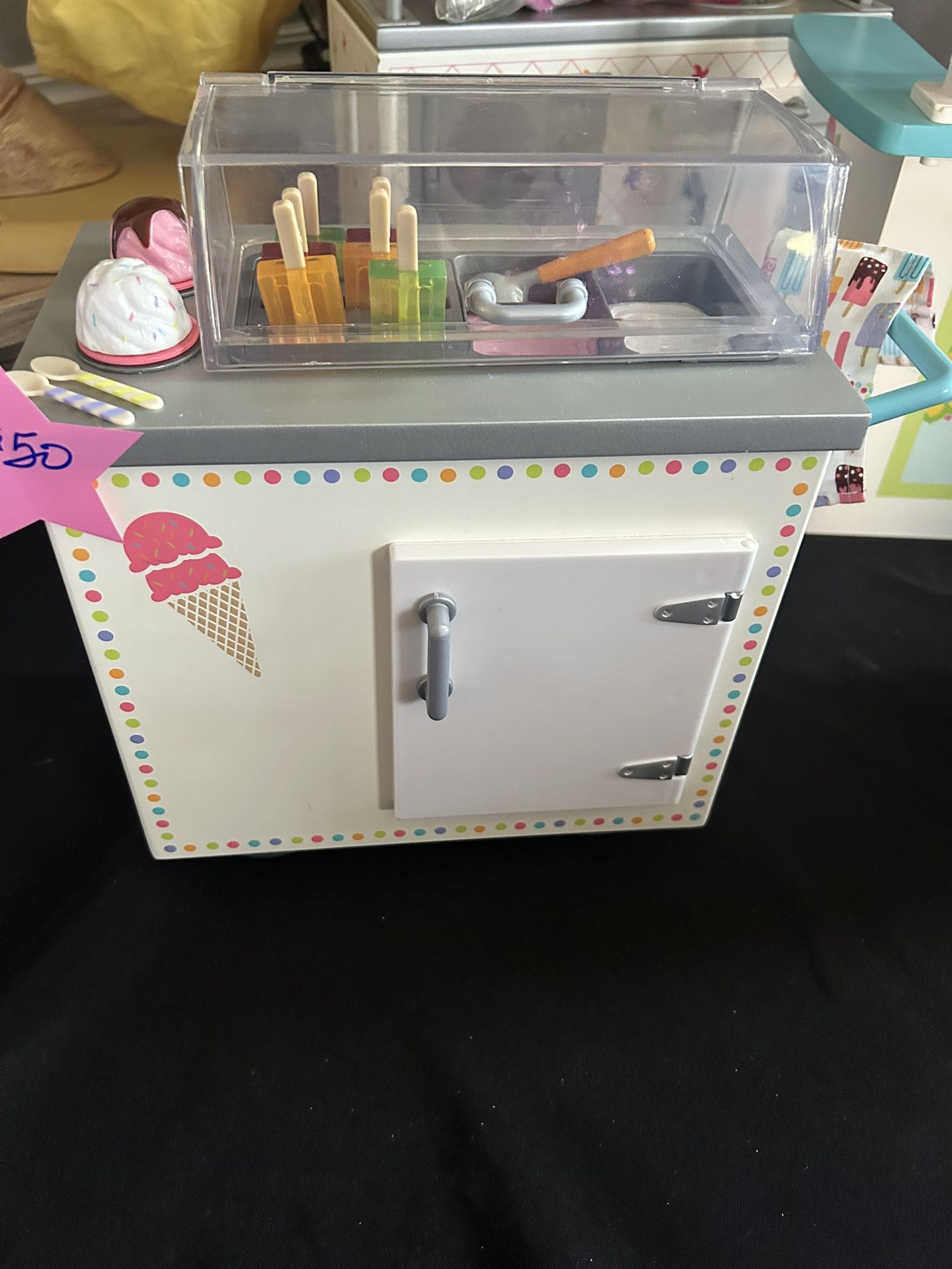 American Girl Ice Cream Stand.