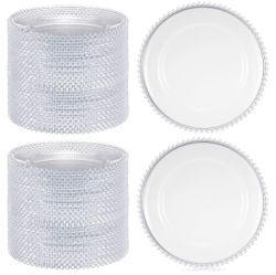 Clear Round Charger Plates
