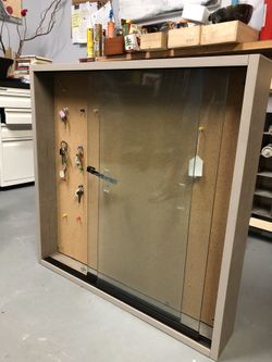 Glass display case for business or schools