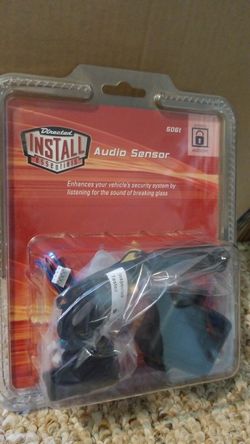 Audio sensor for car alarm