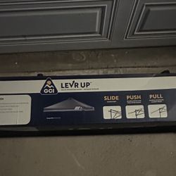 GCI Outdoor LevrUp Canopy 10' x 10' Portable Pop Up Shade Tent with Roller Bag, Mercury Gray