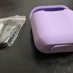 Purple Silicon Airpod 2 Case Cover